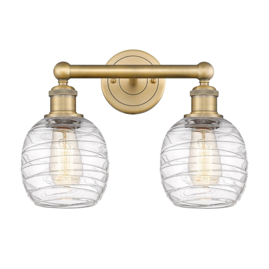 Innovations Edison 616-2W-BB-G1013 Bath Vanity Light 15 in. wide - Brushed Brass