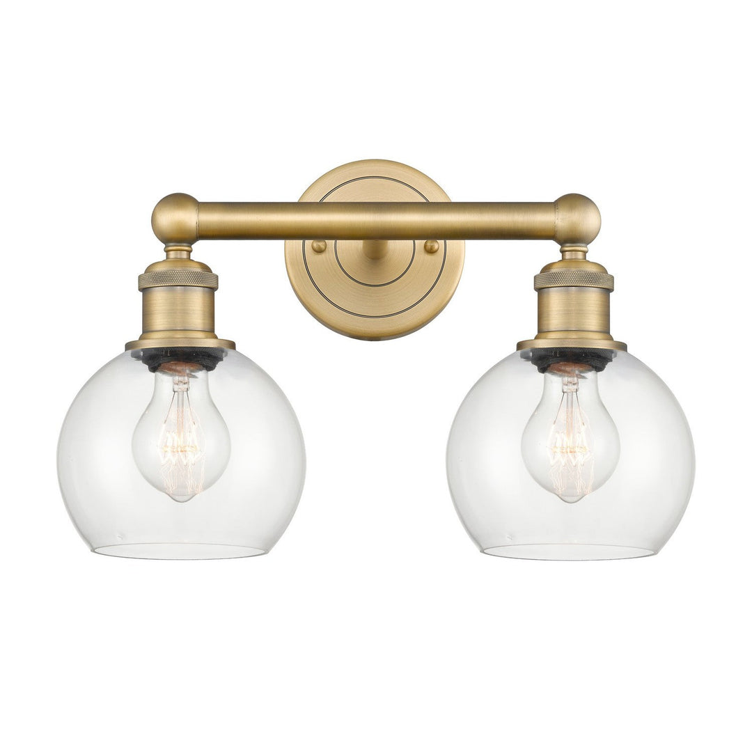 Innovations Edison 616-2W-BB-G122-6 Bath Vanity Light 15 in. wide - Brushed Brass