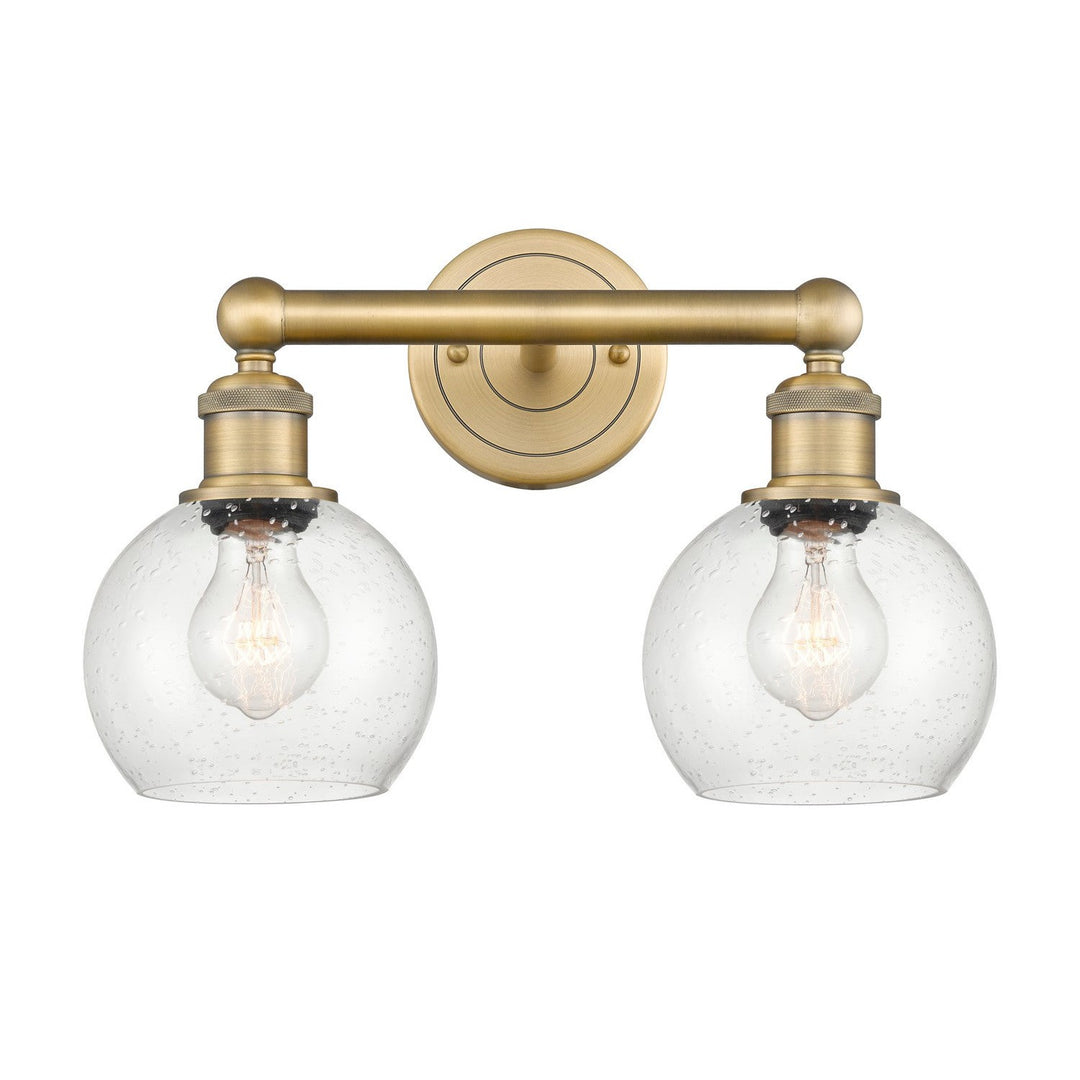 Innovations Edison 616-2W-BB-G124-6 Bath Vanity Light 15 in. wide - Brushed Brass