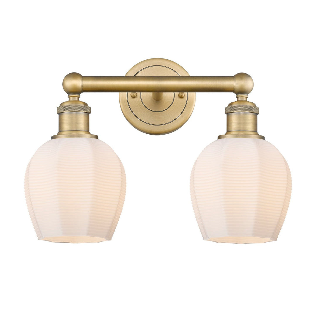 Innovations Edison 616-2W-BB-G461-6 Bath Vanity Light 15 in. wide - Brushed Brass