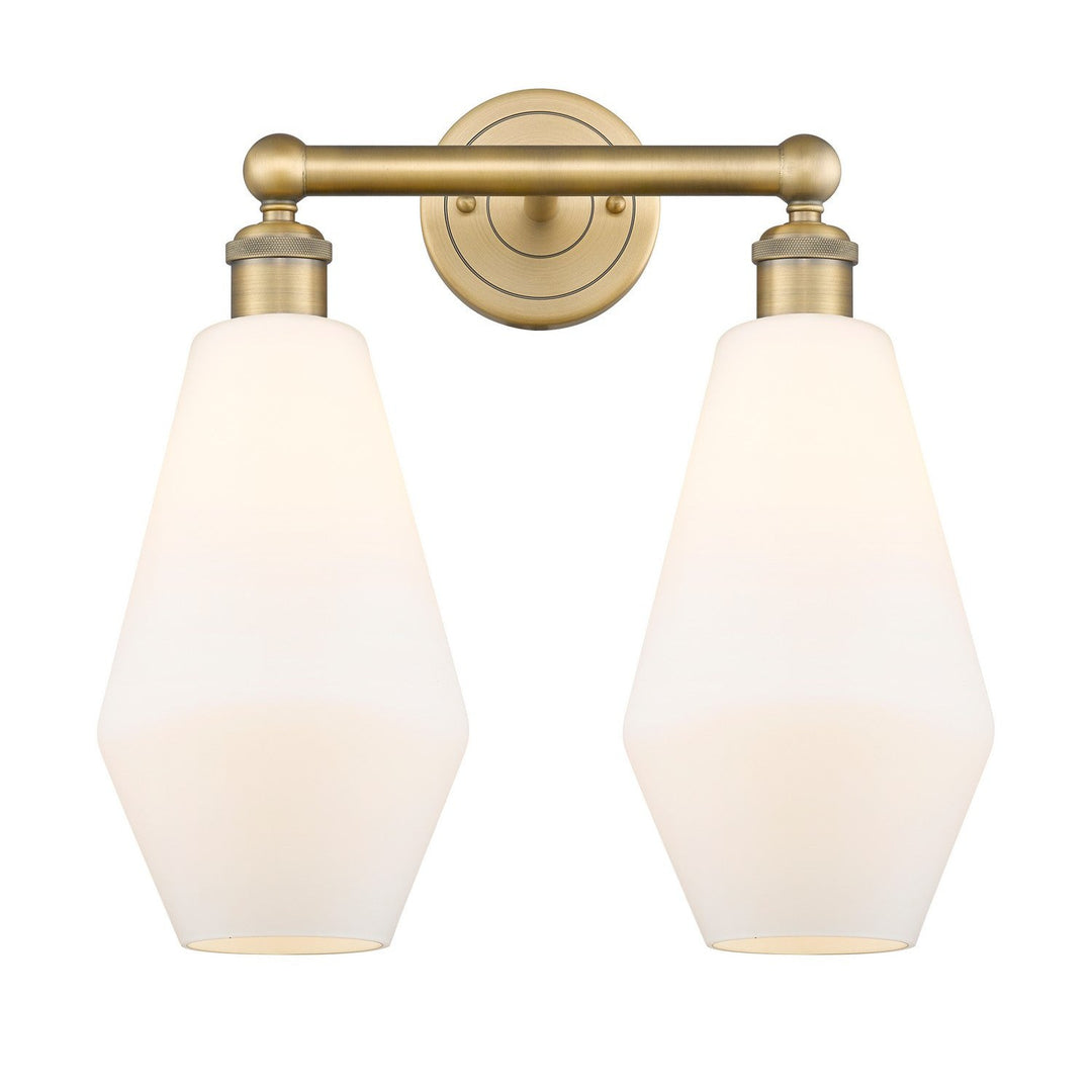 Innovations Downtown Urban 616-2W-BB-G651-7 Bath Vanity Light 16 in. wide - Brushed Brass