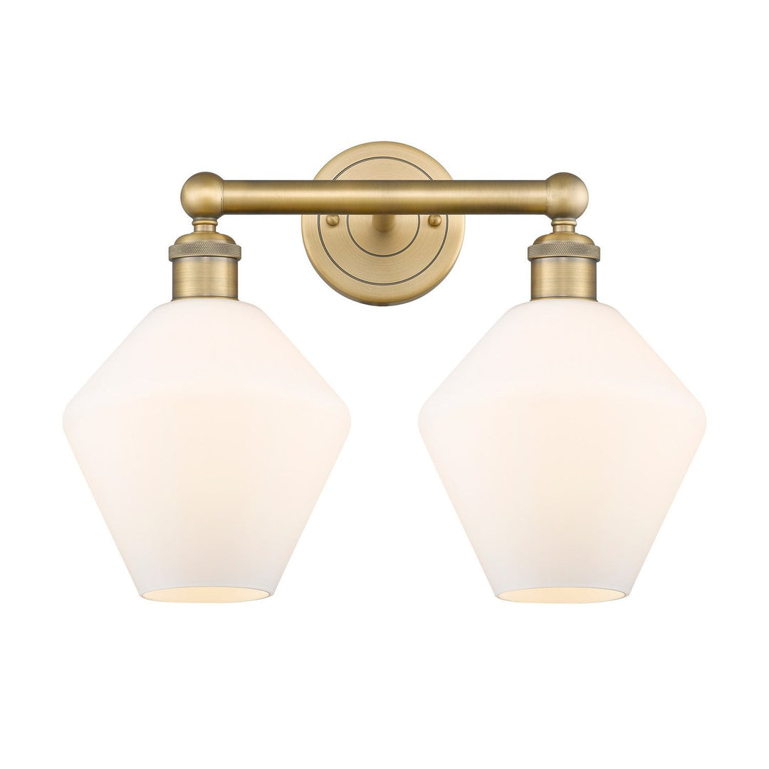 Innovations Downtown Urban 616-2W-BB-G651-8 Bath Vanity Light 17 in. wide - Brushed Brass