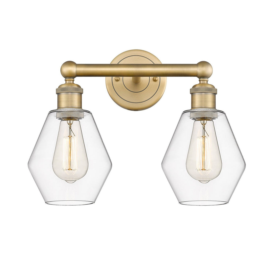 Innovations Edison 616-2W-BB-G652-6 Bath Vanity Light 15 in. wide - Brushed Brass