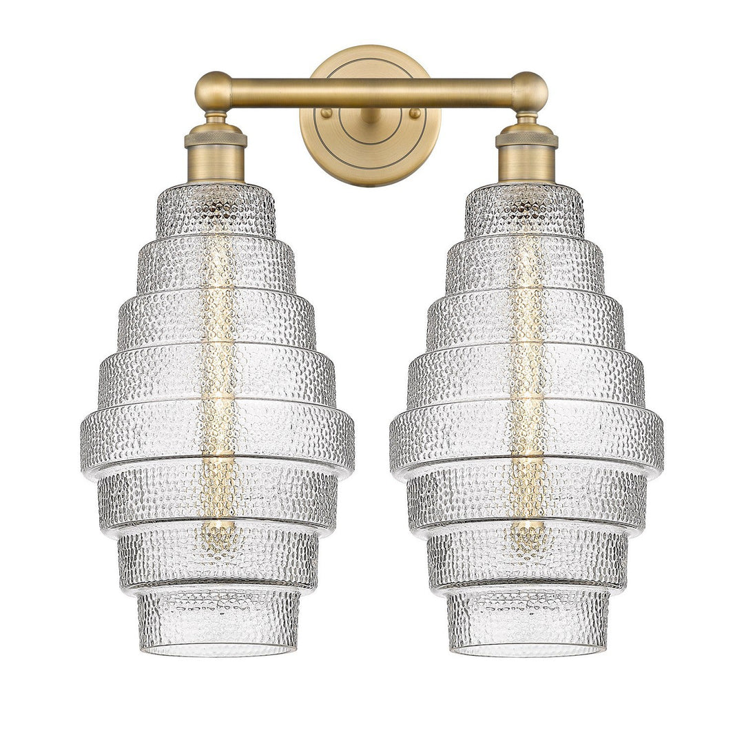 Innovations Downtown Urban 616-2W-BB-G672-8 Bath Vanity Light 17 in. wide - Brushed Brass