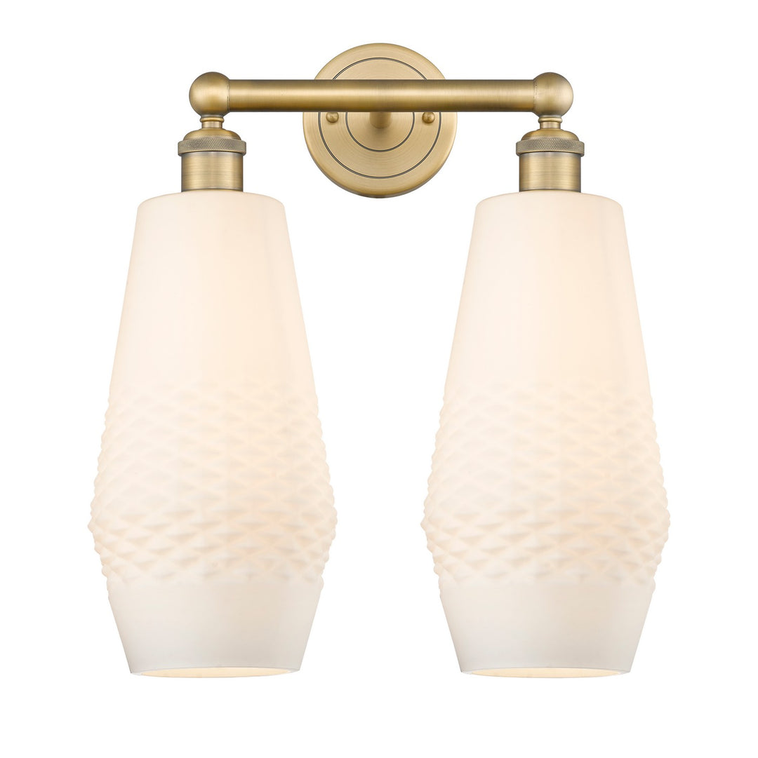 Innovations Downtown Urban 616-2W-BB-G681-7 Bath Vanity Light 16 in. wide - Brushed Brass