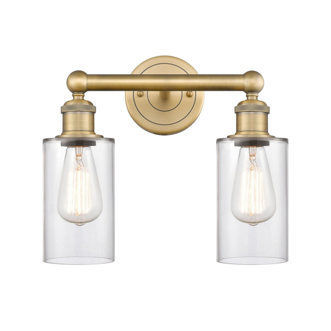 Innovations Edison 616-2W-BB-G802 Bath Vanity Light 13 in. wide - Brushed Brass