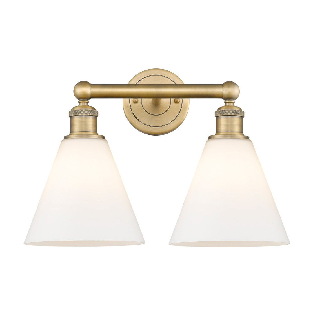 Innovations Downtown Urban 616-2W-BB-GBC-81 Bath Vanity Light 17 in. wide - Brushed Brass