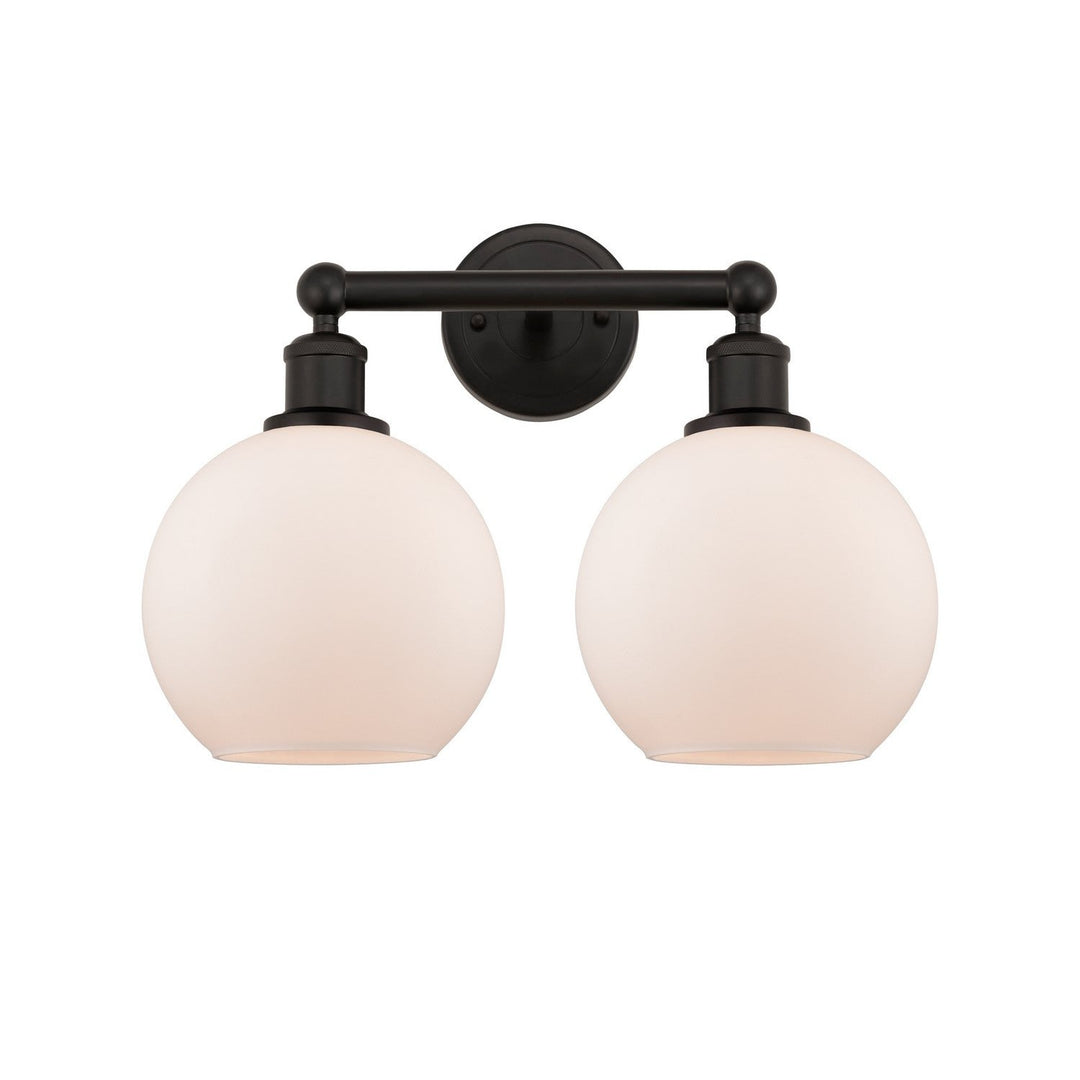 Innovations Downtown Urban 616-2W-OB-G121-8 Bath Vanity Light 17 in. wide - Oil Rubbed Bronze