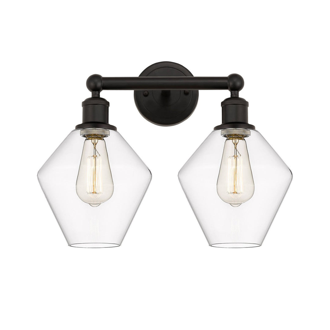 Innovations Downtown Urban 616-2W-OB-G652-8 Bath Vanity Light 17 in. wide - Oil Rubbed Bronze