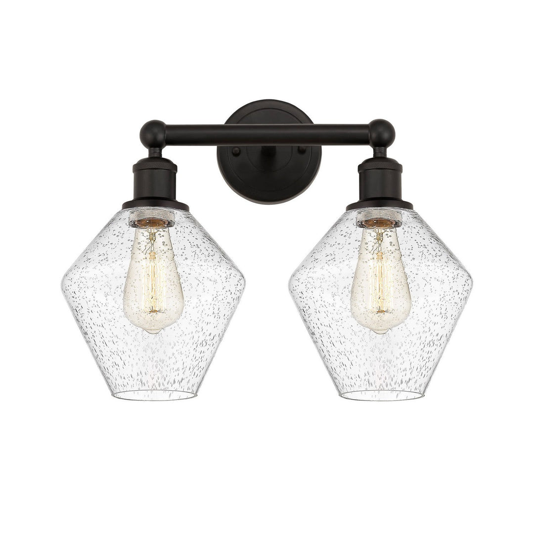 Innovations Downtown Urban 616-2W-OB-G654-8 Bath Vanity Light 17 in. wide - Oil Rubbed Bronze