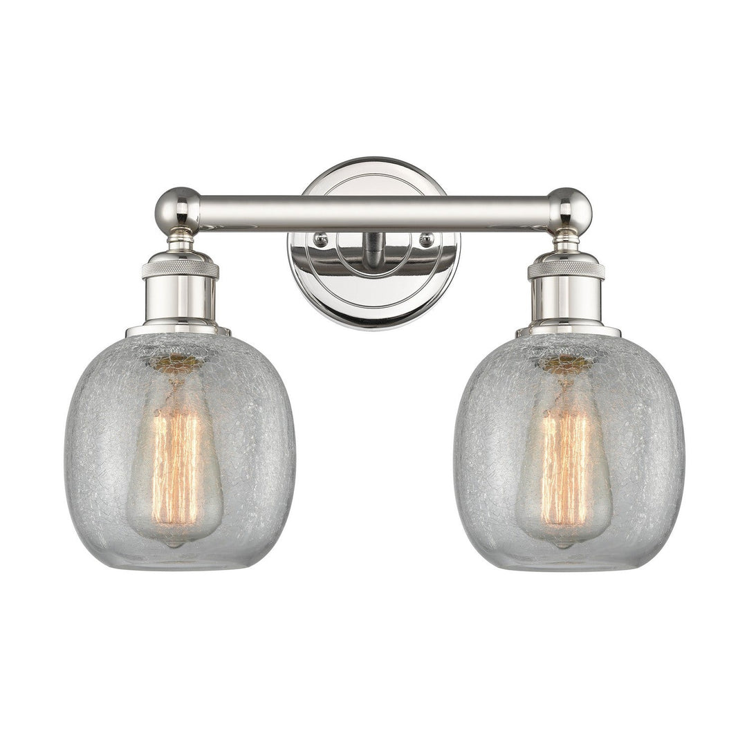 Innovations Edison 616-2W-PN-G105 Bath Vanity Light 15 in. wide - Polished Nickel