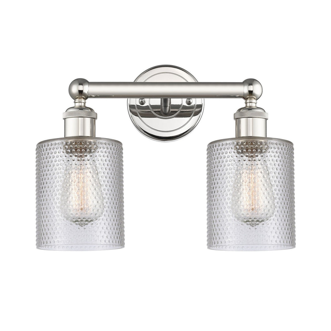 Innovations Edison 616-2W-PN-G112 Bath Vanity Light 14 in. wide - Polished Nickel