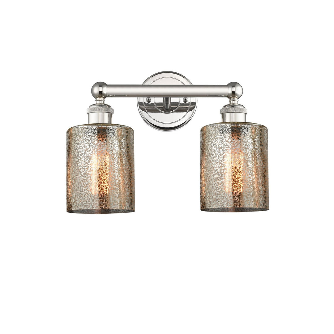 Innovations Edison 616-2W-PN-G116 Bath Vanity Light 14 in. wide - Polished Nickel