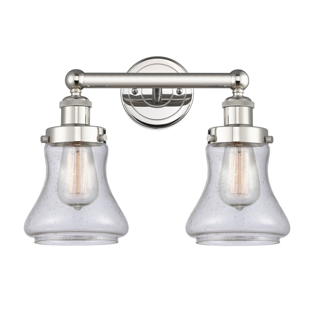 Innovations Edison 616-2W-PN-G194 Bath Vanity Light 16 in. wide - Polished Nickel