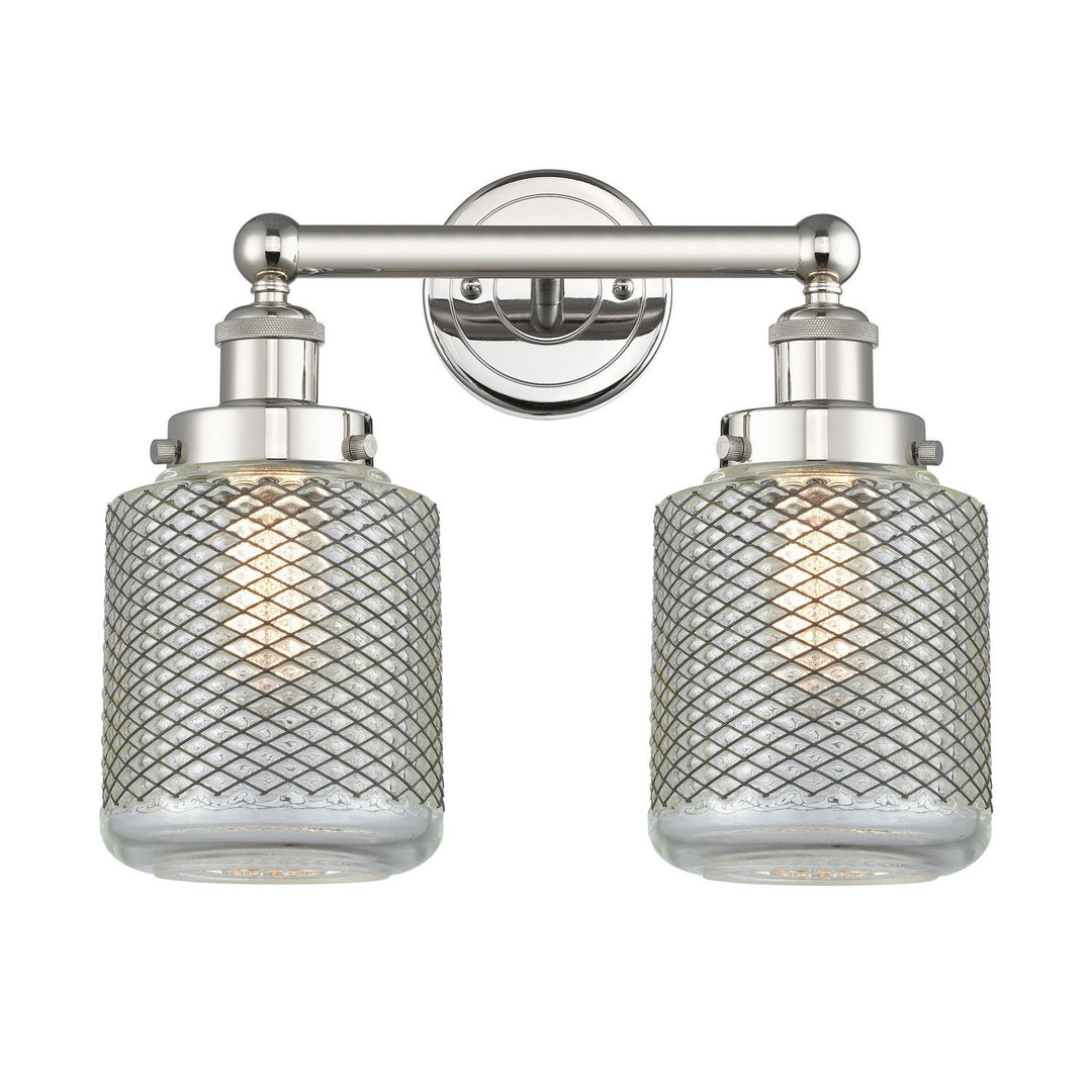 Innovations Edison 616-2W-PN-G262 Bath Vanity Light 15 in. wide - Polished Nickel