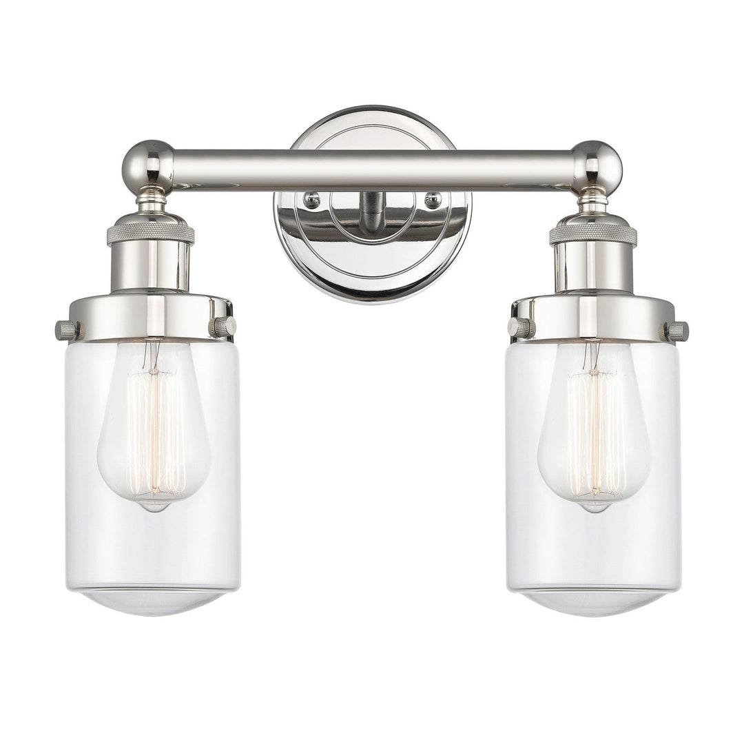 Innovations Edison 616-2W-PN-G312 Bath Vanity Light 16 in. wide - Polished Nickel