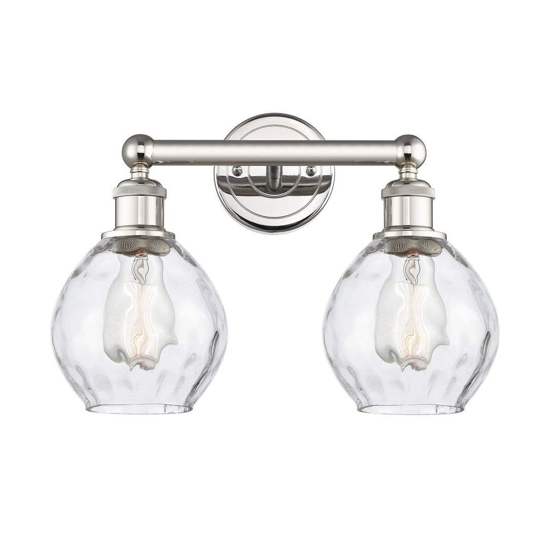 Innovations Edison 616-2W-PN-G362 Bath Vanity Light 15 in. wide - Polished Nickel