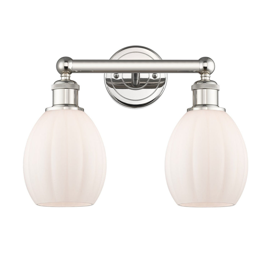 Innovations Edison 616-2W-PN-G81 Bath Vanity Light 15 in. wide - Polished Nickel