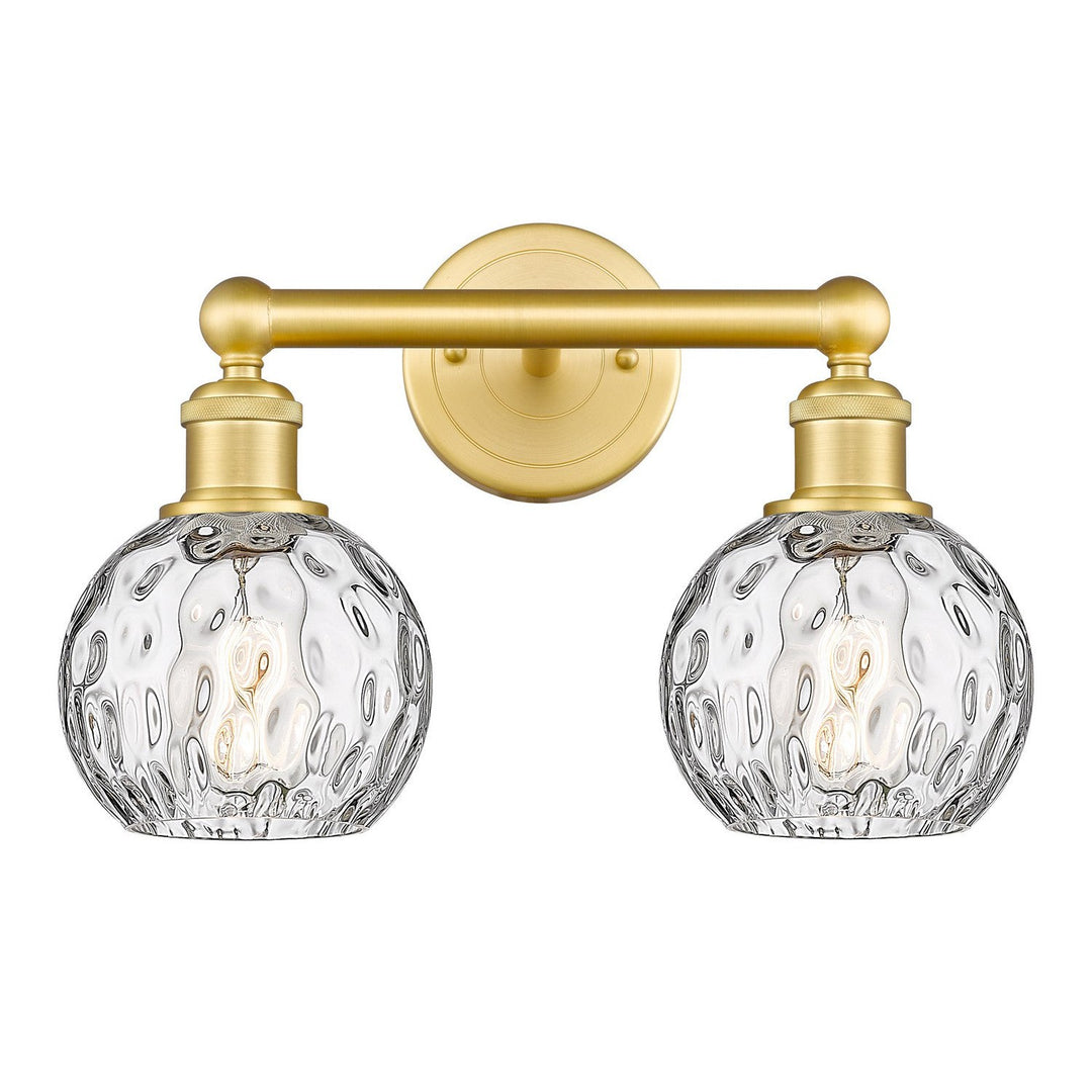 Innovations Edison 616-2W-SG-G1215-6 Bath Vanity Light 15 in. wide - Satin Gold