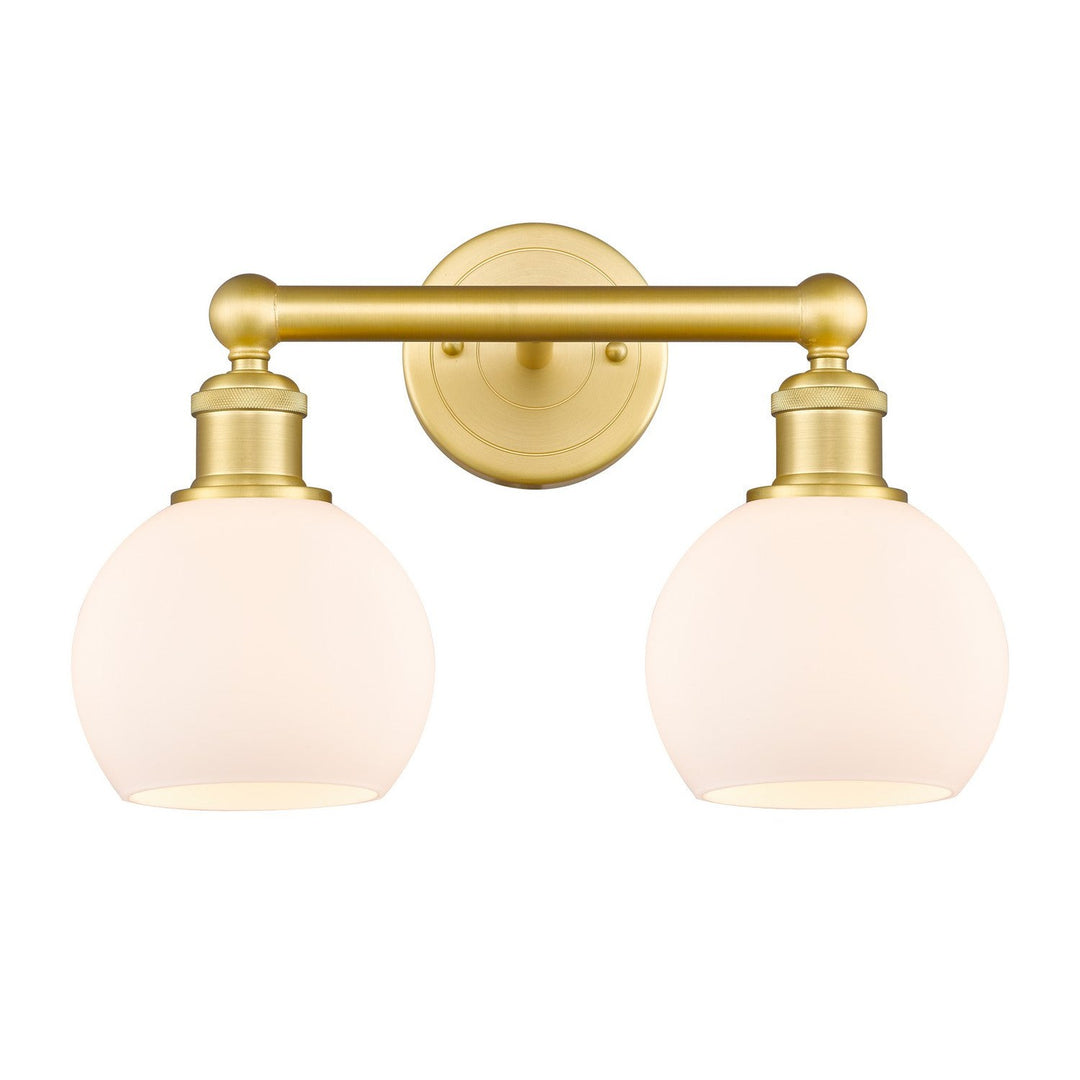 Innovations Edison 616-2W-SG-G121-6 Bath Vanity Light 15 in. wide - Satin Gold