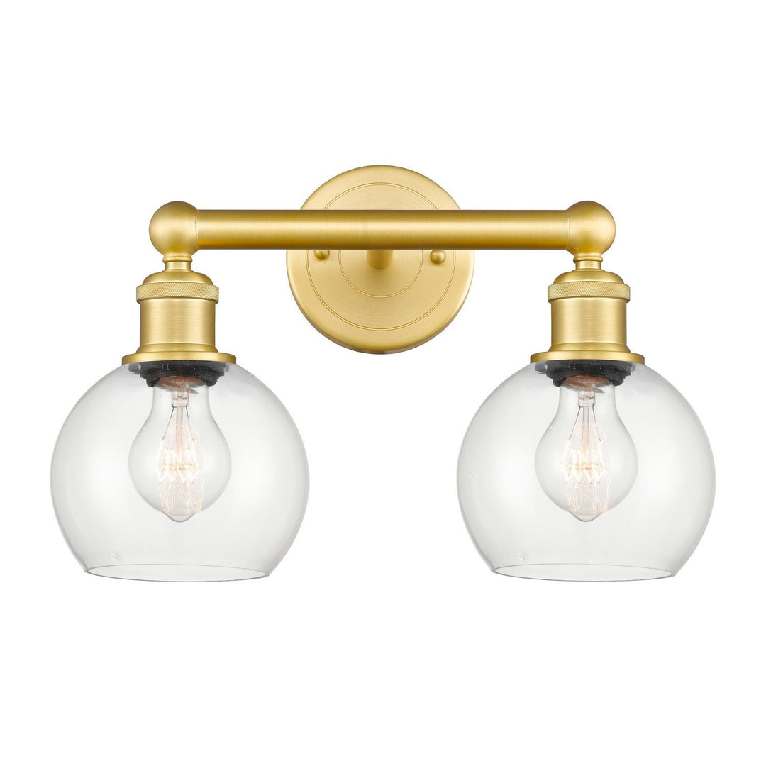 Innovations Edison 616-2W-SG-G122-6 Bath Vanity Light 15 in. wide - Satin Gold