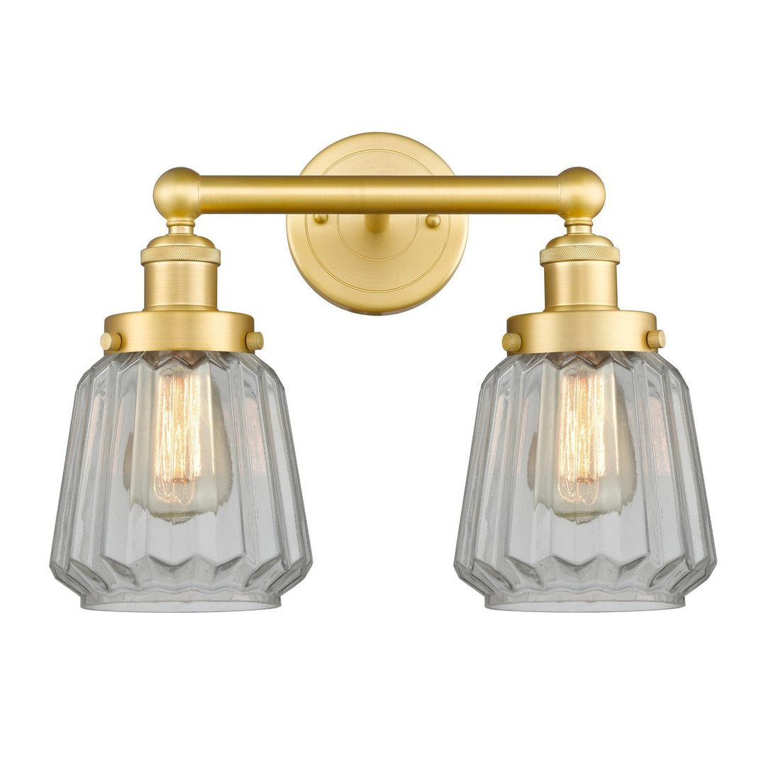 Innovations Edison 616-2W-SG-G142 Bath Vanity Light 16 in. wide - Satin Gold