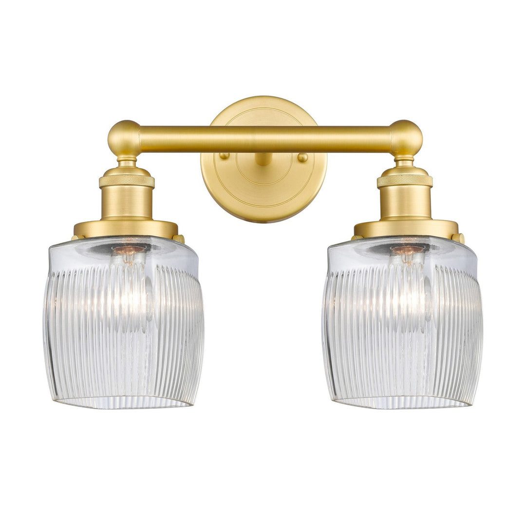 Innovations Edison 616-2W-SG-G302 Bath Vanity Light 15 in. wide - Satin Gold