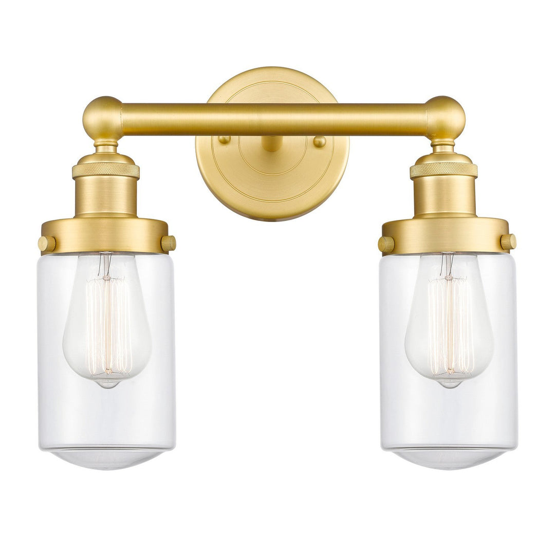 Innovations Edison 616-2W-SG-G312 Bath Vanity Light 16 in. wide - Satin Gold