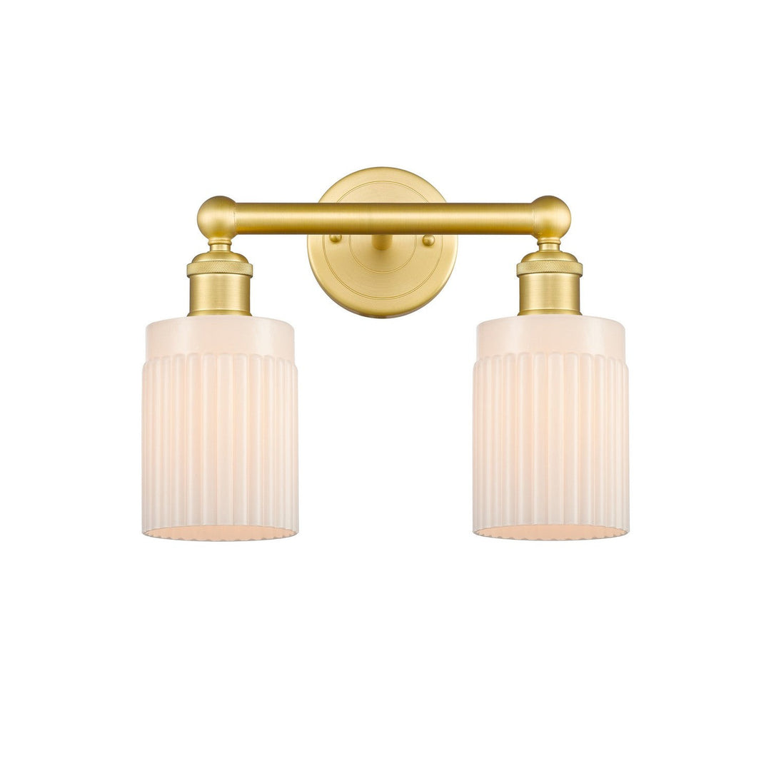 Innovations Edison 616-2W-SG-G341 Bath Vanity Light 14 in. wide - Satin Gold