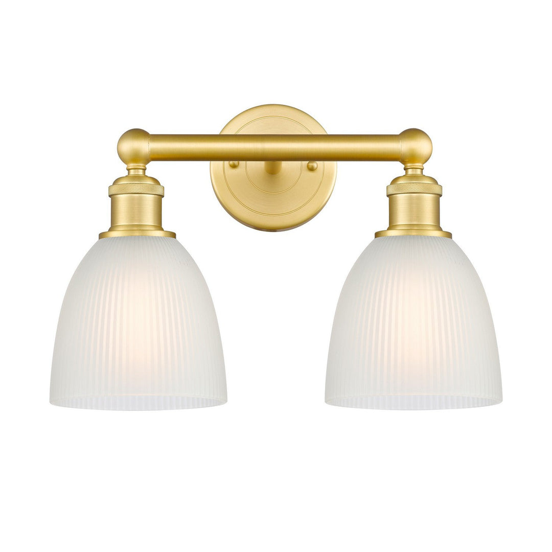 Innovations Edison 616-2W-SG-G381 Bath Vanity Light 15 in. wide - Satin Gold