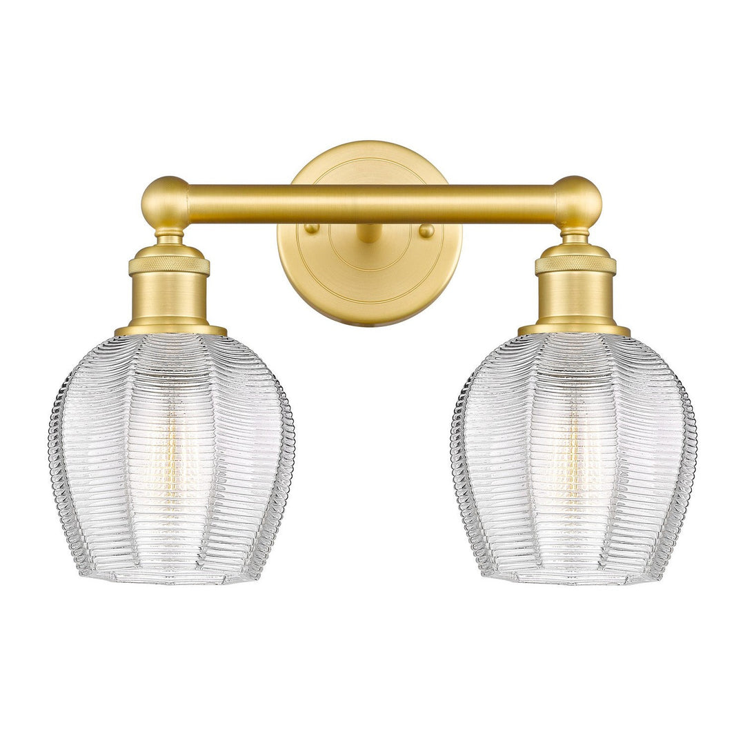 Innovations Edison 616-2W-SG-G462-6 Bath Vanity Light 15 in. wide - Satin Gold