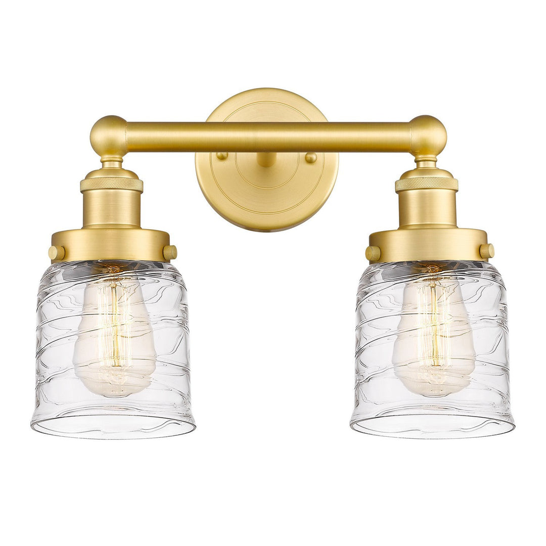 Innovations Edison 616-2W-SG-G513 Bath Vanity Light 16 in. wide - Satin Gold