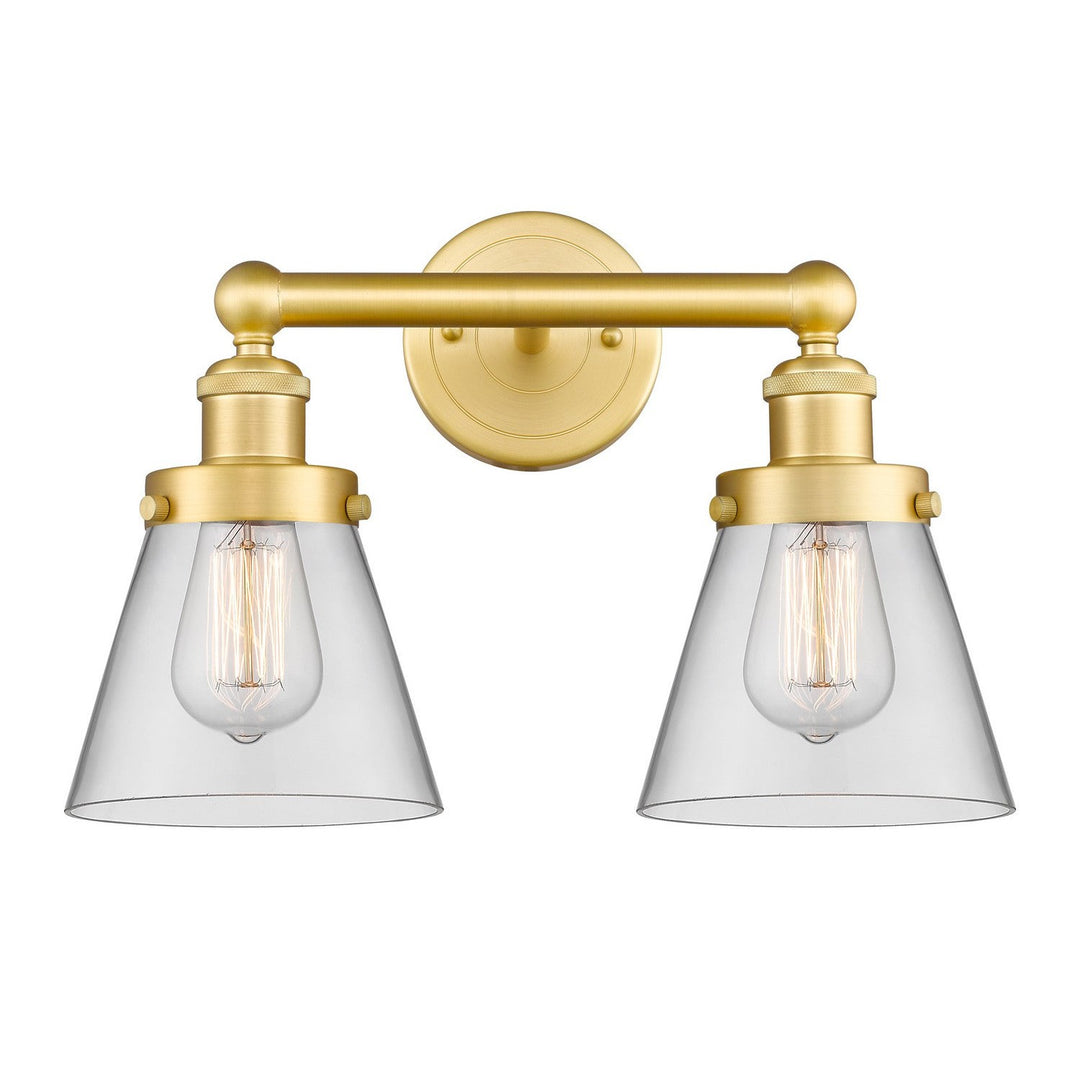 Innovations Edison 616-2W-SG-G62 Bath Vanity Light 16 in. wide - Satin Gold