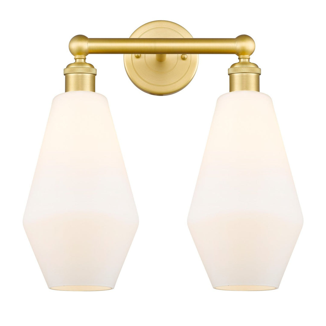 Innovations Downtown Urban 616-2W-SG-G651-7 Bath Vanity Light 16 in. wide - Satin Gold