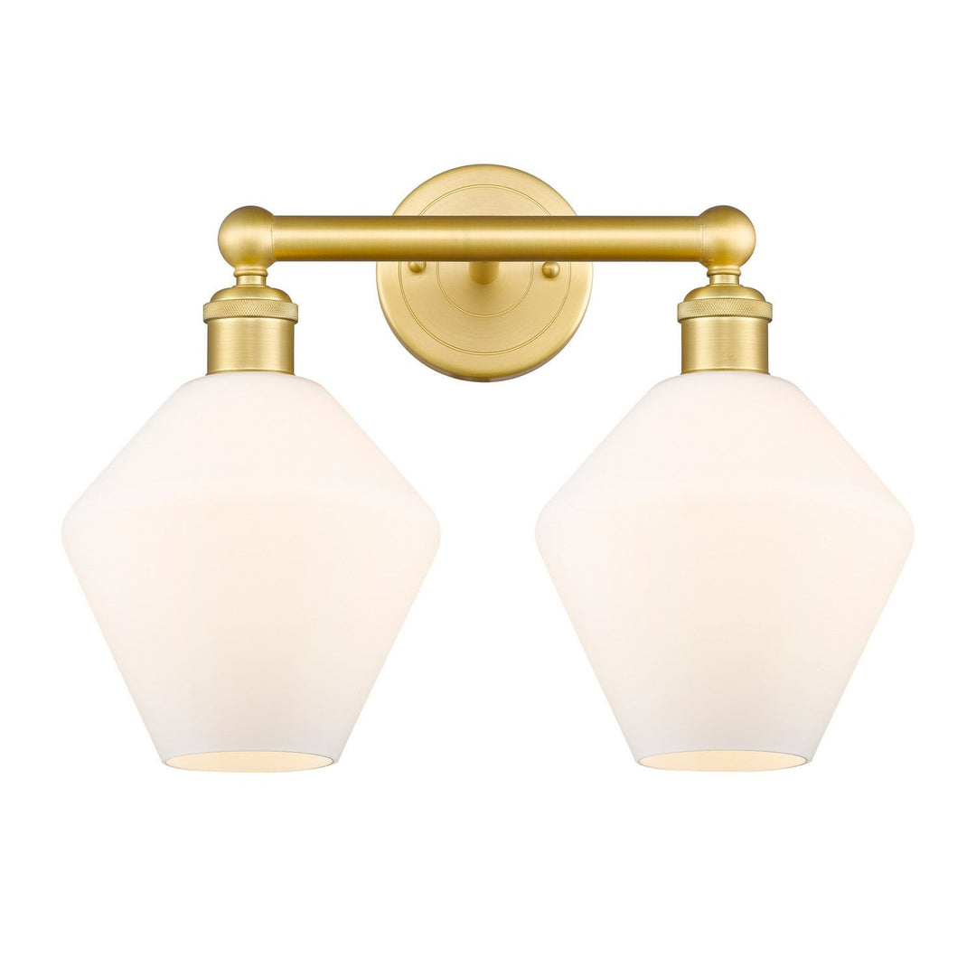 Innovations Downtown Urban 616-2W-SG-G651-8 Bath Vanity Light 17 in. wide - Satin Gold