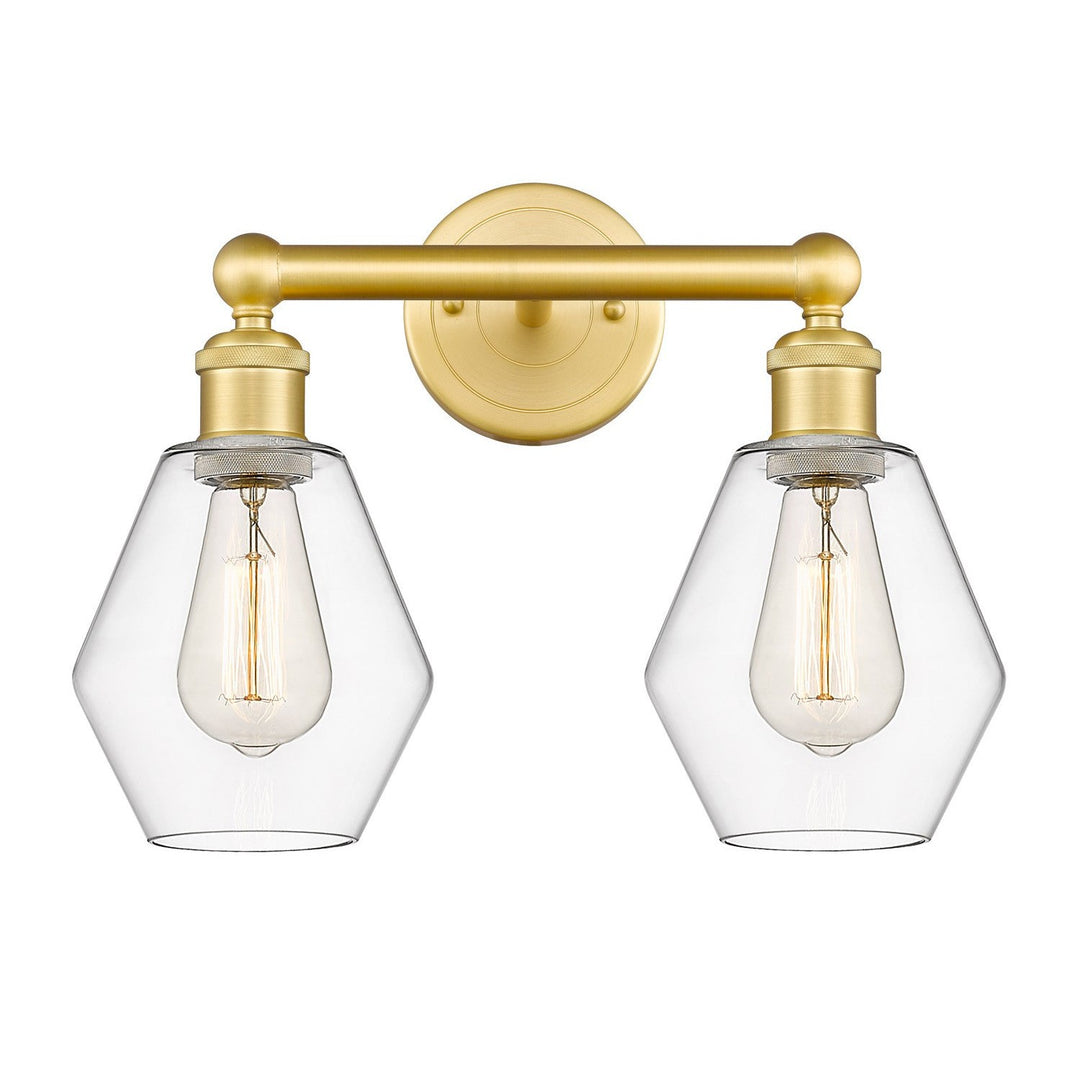 Innovations Edison 616-2W-SG-G652-6 Bath Vanity Light 15 in. wide - Satin Gold