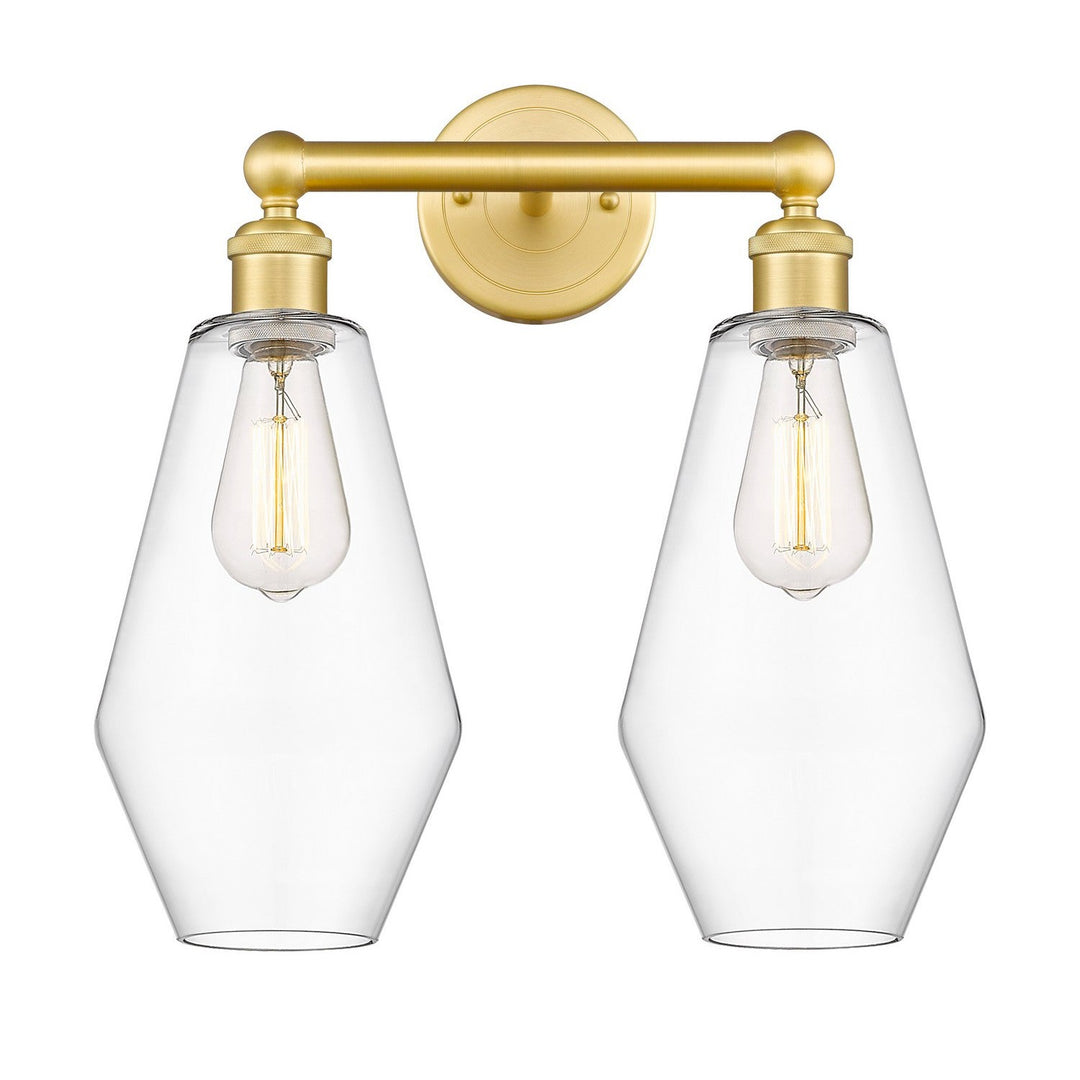 Innovations Downtown Urban 616-2W-SG-G652-7 Bath Vanity Light 16 in. wide - Satin Gold