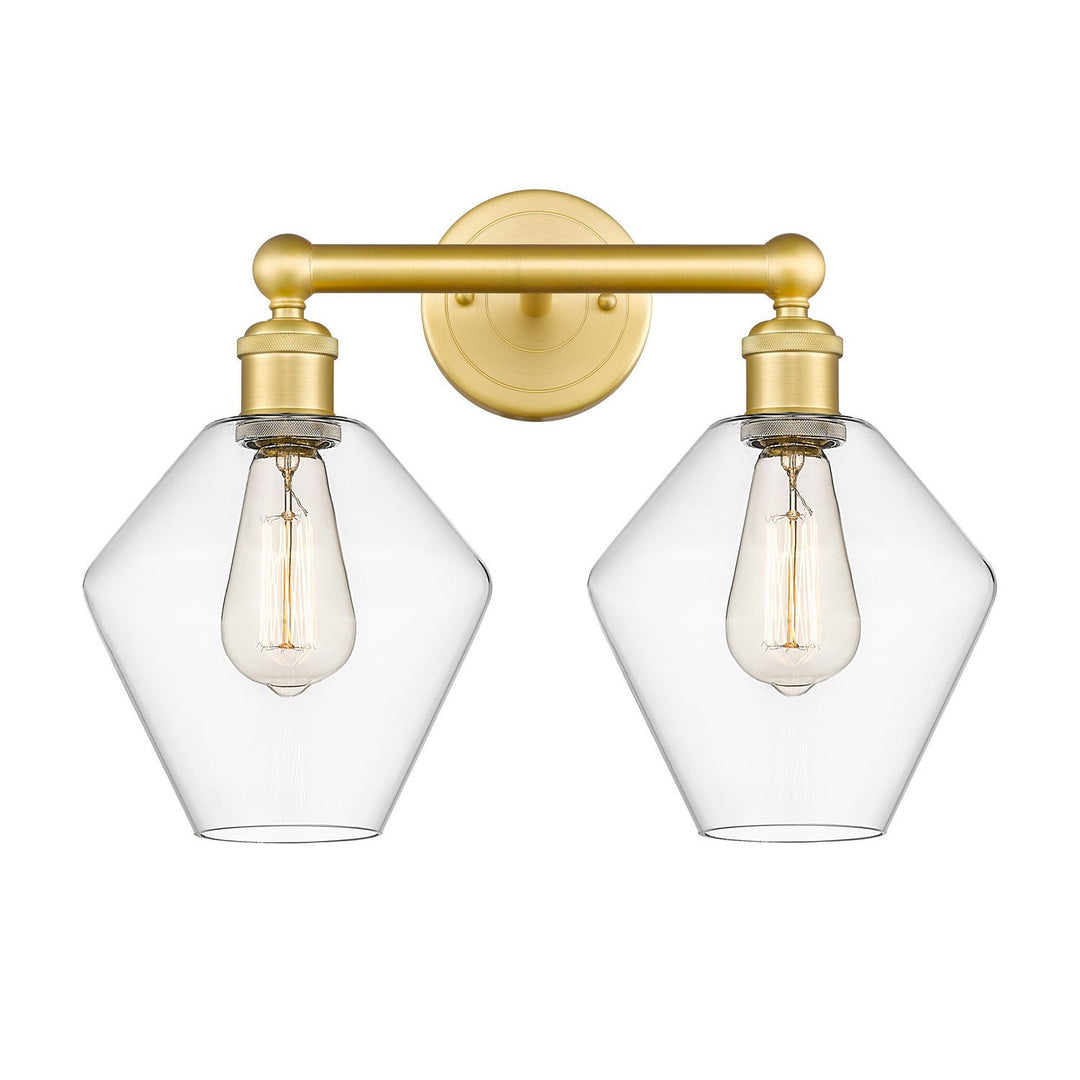 Innovations Downtown Urban 616-2W-SG-G652-8 Bath Vanity Light 17 in. wide - Satin Gold