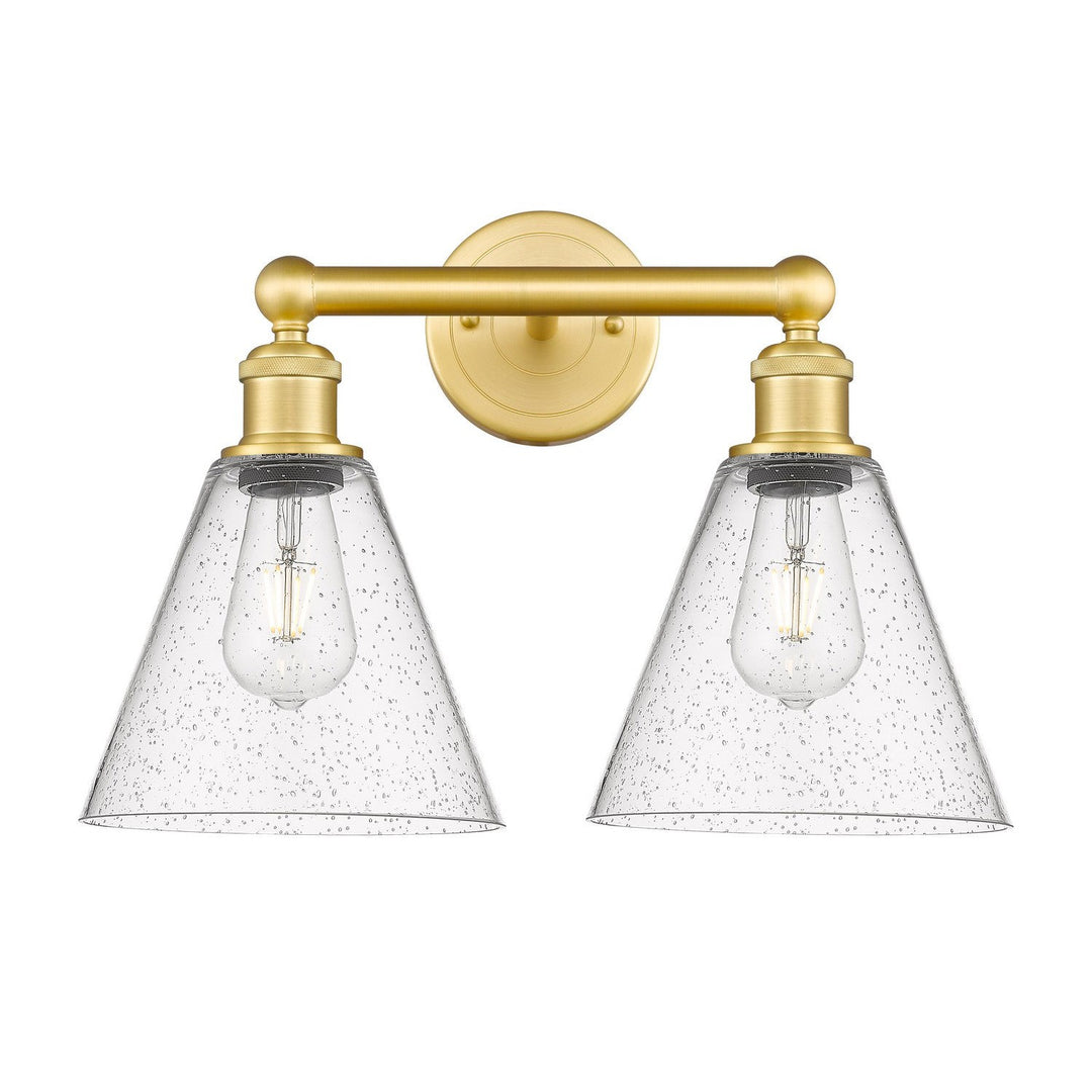 Innovations Downtown Urban 616-2W-SG-GBC-84 Bath Vanity Light 17 in. wide - Satin Gold