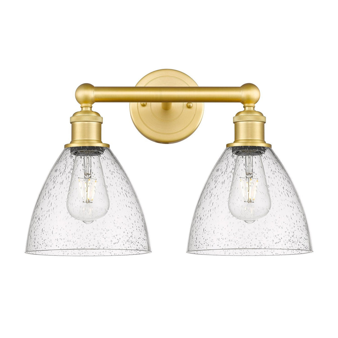 Innovations Edison 616-2W-SG-GBD-754 Bath Vanity Light 17 in. wide - Satin Gold