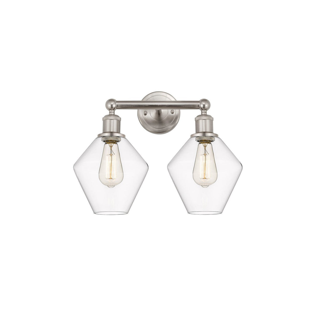 Innovations Downtown Urban 616-2W-SN-G652-8 Bath Vanity Light 17 in. wide - Satin Nickel