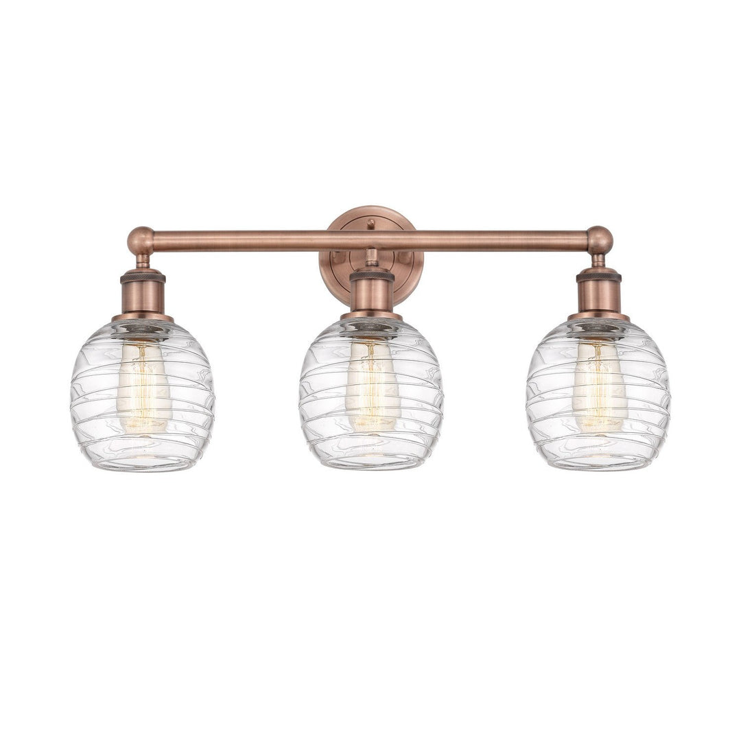 Innovations Edison 616-3W-AC-G1013 Bath Vanity Light 24 in. wide - Antique Copper
