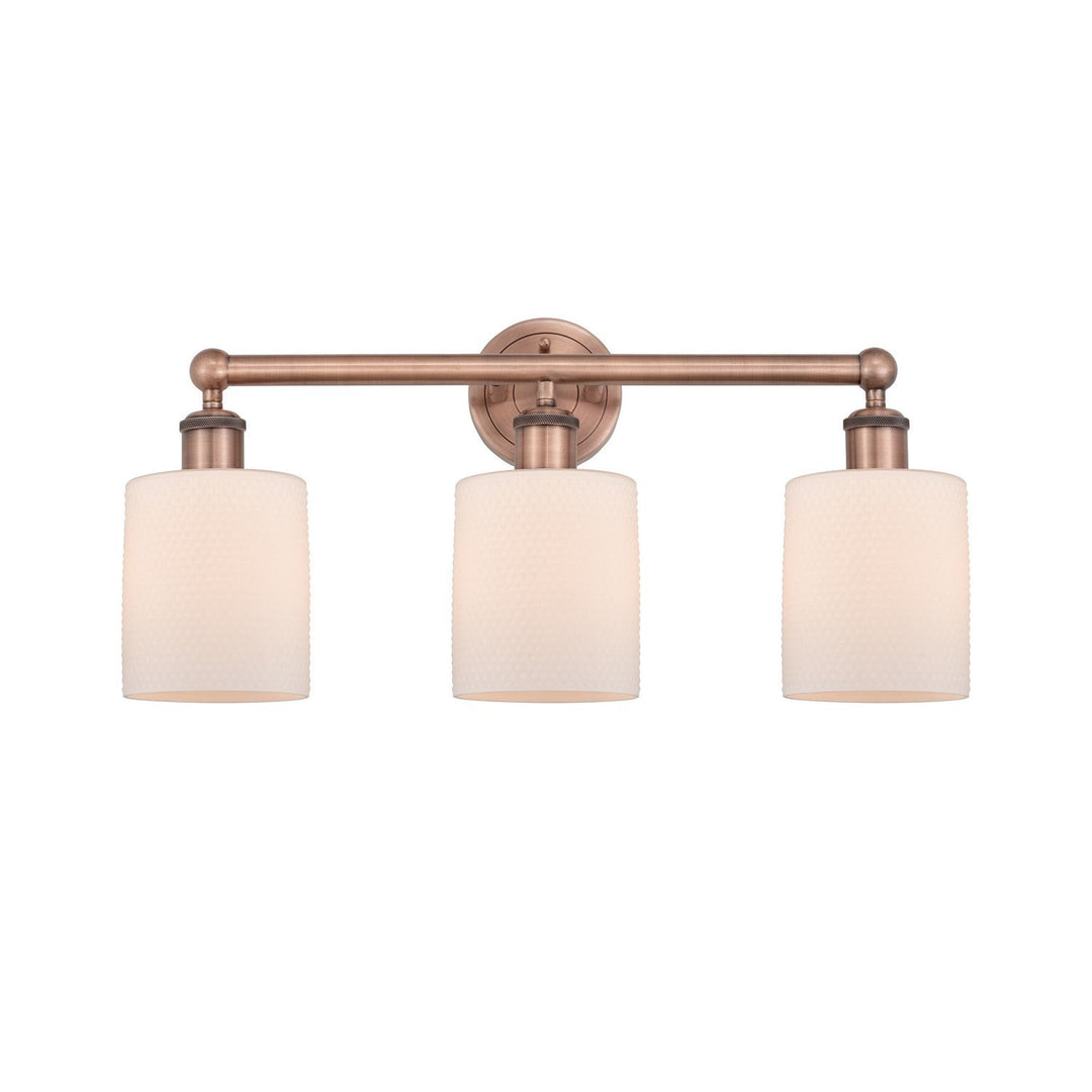 Innovations Edison 616-3W-AC-G111 Bath Vanity Light 23 in. wide - Antique Copper