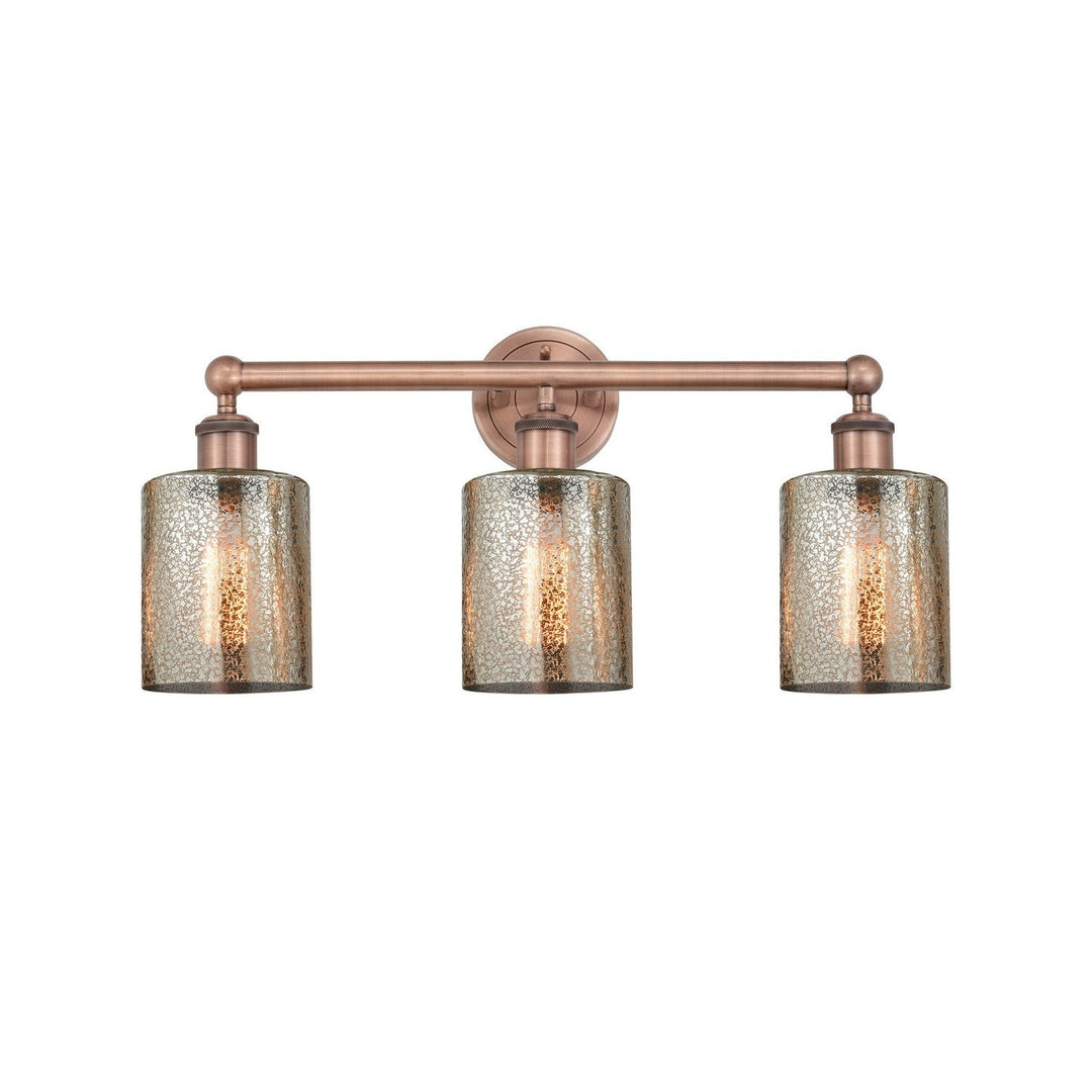 Innovations Edison 616-3W-AC-G116 Bath Vanity Light 23 in. wide - Antique Copper
