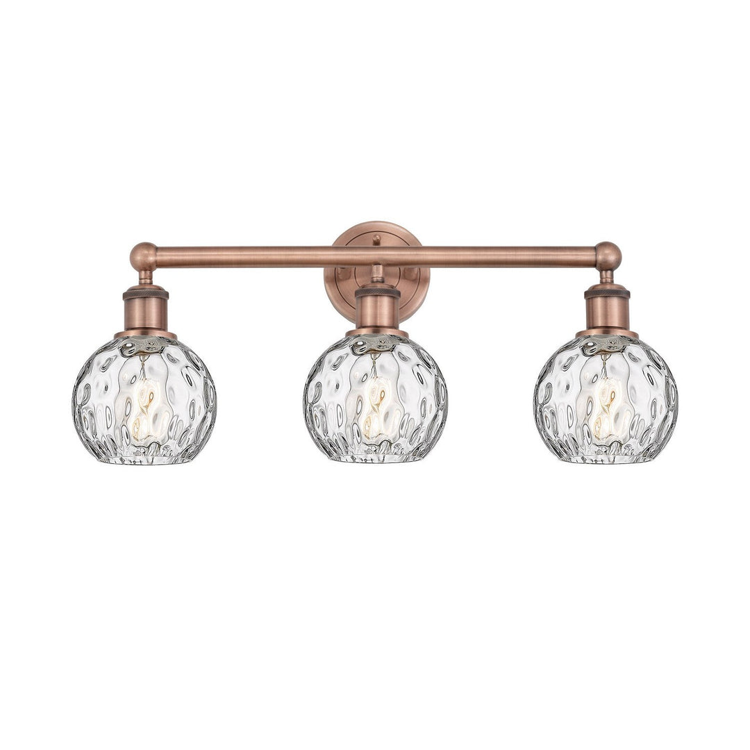 Innovations Edison 616-3W-AC-G1215-6 Bath Vanity Light 24 in. wide - Antique Copper