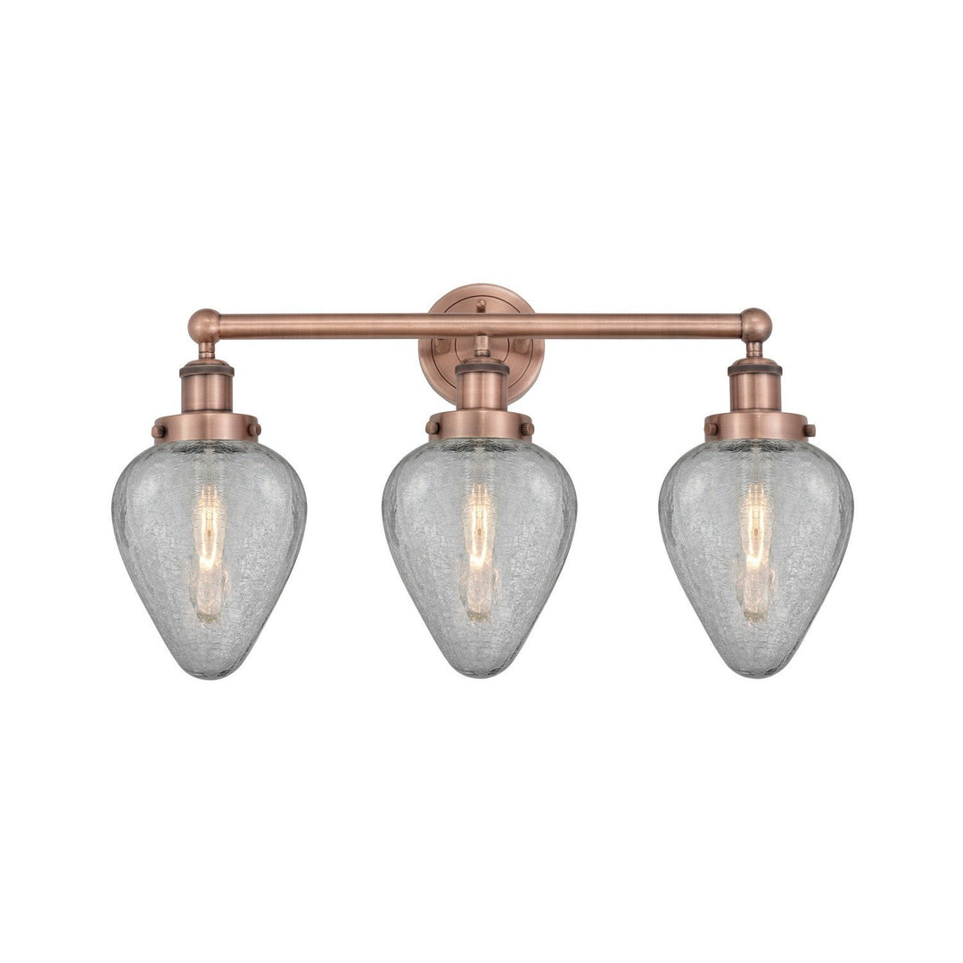 Innovations Edison 616-3W-AC-G165 Bath Vanity Light 24 in. wide - Antique Copper