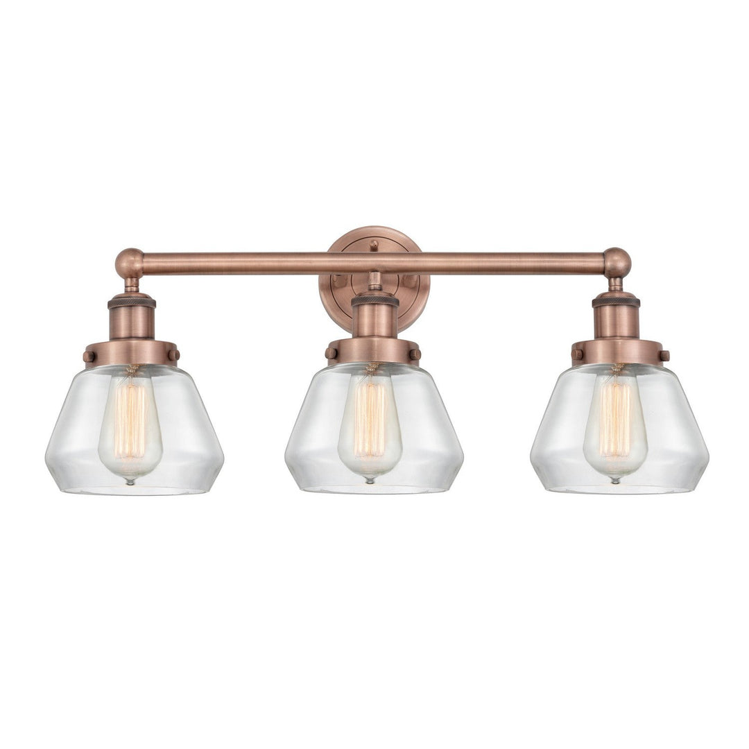 Innovations Edison 616-3W-AC-G172 Bath Vanity Light 25 in. wide - Antique Copper