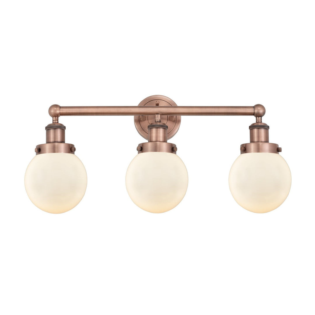 Innovations Edison 616-3W-AC-G201-6 Bath Vanity Light 25 in. wide - Antique Copper