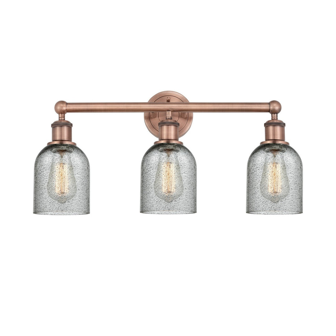 Innovations Edison 616-3W-AC-G257 Bath Vanity Light 23 in. wide - Antique Copper