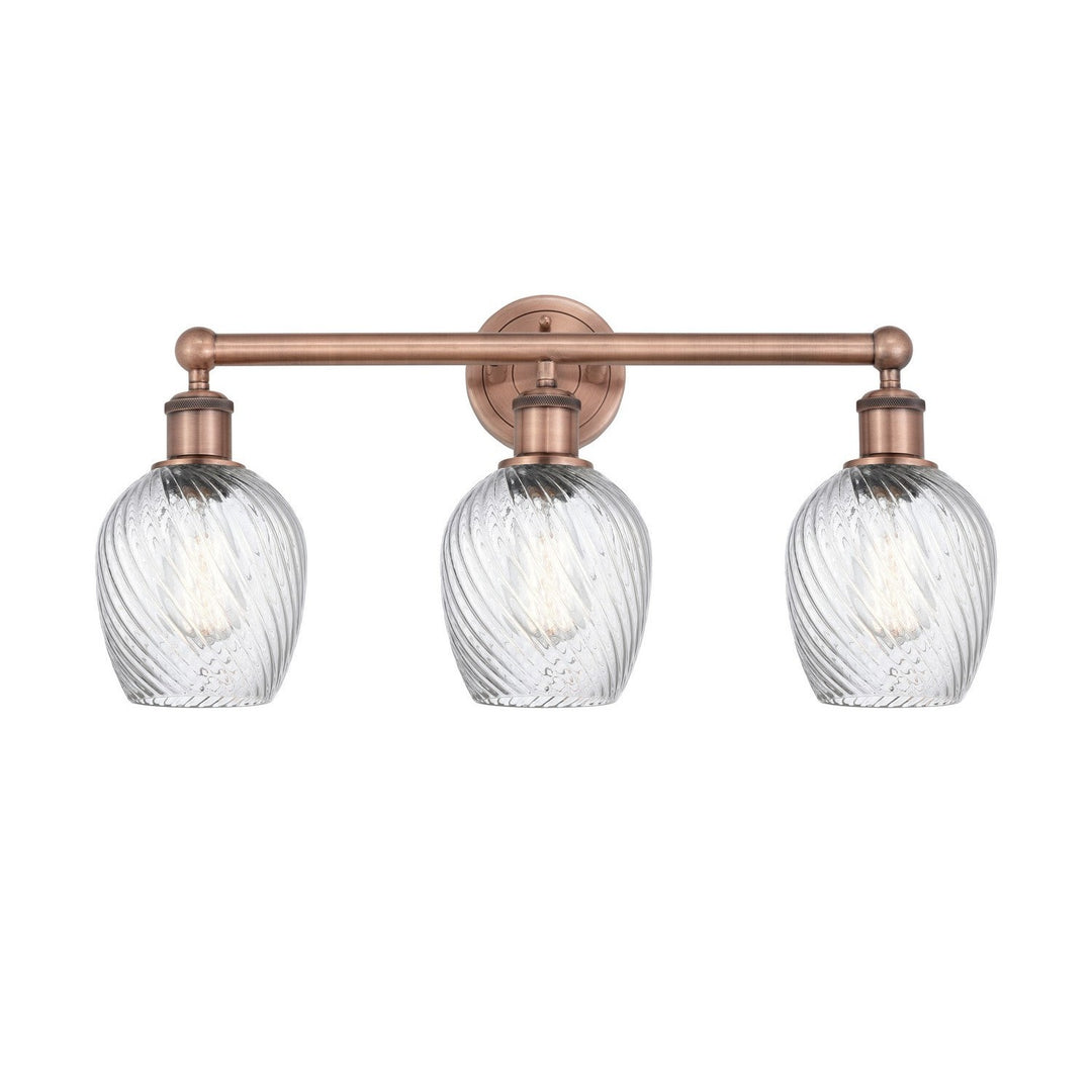 Innovations Edison 616-3W-AC-G292 Bath Vanity Light 23 in. wide - Antique Copper